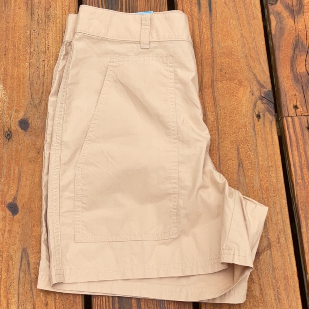 NWT Women’s Columbia Holly Hideaway Tan Shorts Regular Fit Size 6 - Picture 5 of 9